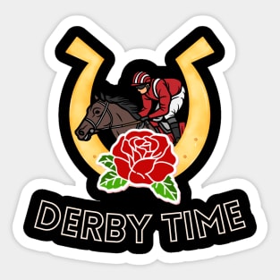 Derby time Horse racing 150th derby day 2024 Sticker